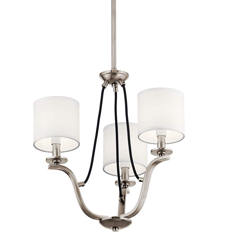 Image 3 Kichler Thisbe 18" Wide Classic Pewter 3-Light Chandelier more views
