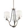 Kichler Thisbe 18" Wide Classic Pewter 3-Light Chandelier