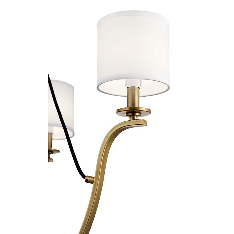 Image 4 Kichler Thisbe 27 1/2" Wide Natural Brass 6-Light Chandelier more views