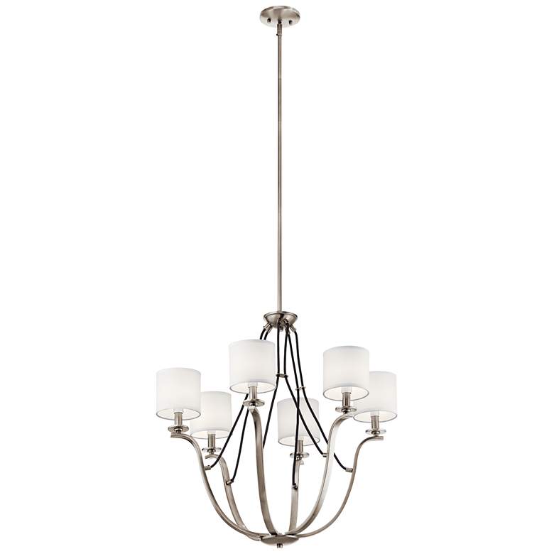 Image 2 Kichler Thisbe 27 1/2"W Classic Pewter 6-Light Chandelier