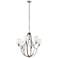 Kichler Thisbe 27 1/2"W Classic Pewter 6-Light Chandelier