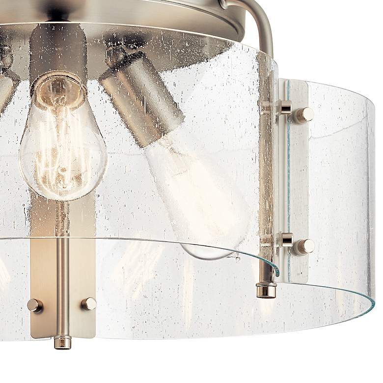 Image 2 Kichler Thoreau Brushed Nickel Semi Flush 3Lt more views