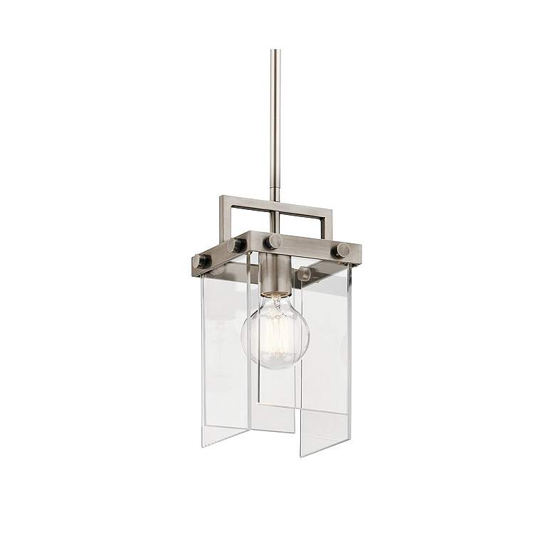 Image 1 Kichler Tiers 6 3/4" Wide Classic Pewter Mini Pendant