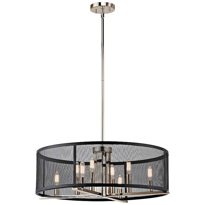 Image 3 Kichler Titus 25 inch Wide Polished Nickel Pendant Light more views