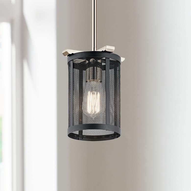 Image 1 Kichler Titus 6 1/2" Wide Polished Nickel Mini Pendant