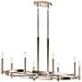2_Kichler Tolani 43" Wide Polished Nickel 8-Light Chandelier