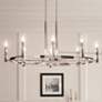1_Kichler Tolani 43" Wide Polished Nickel 8-Light Chandelier