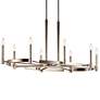 3_Kichler Tolani 43" Wide Polished Nickel 8-Light Chandelier more views