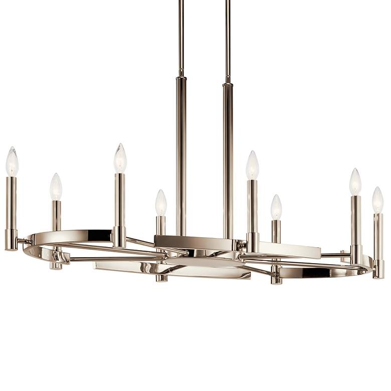 Image 4 Kichler Tolani 43" Wide Polished Nickel 8-Light Chandelier more views