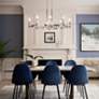 7_Kichler Tolani 43" Wide Polished Nickel 8-Light Chandelier more views
