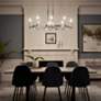Kichler Tolani 43" Wide Polished Nickel 8-Light Chandelier