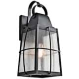 Kichler Tolerand 20 1/4&quot; High Black Finish Outdoor Wall Lantern Light