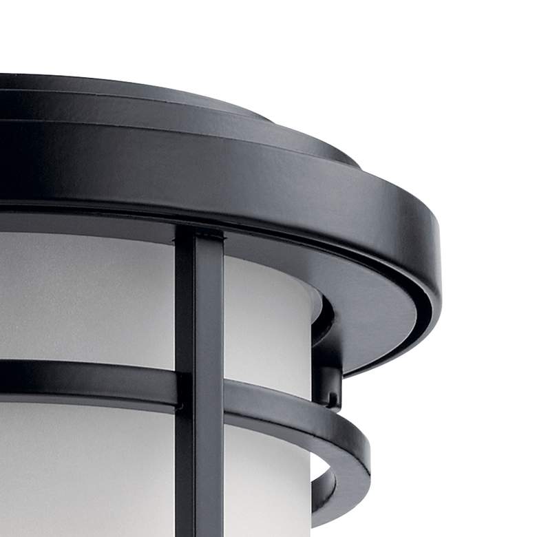 Image 2 Kichler Toman 10 1/4" High Black Outdoor Wall Light more views