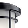 2_Kichler Toman 13 1/2" High Black Outdoor Wall Light more views
