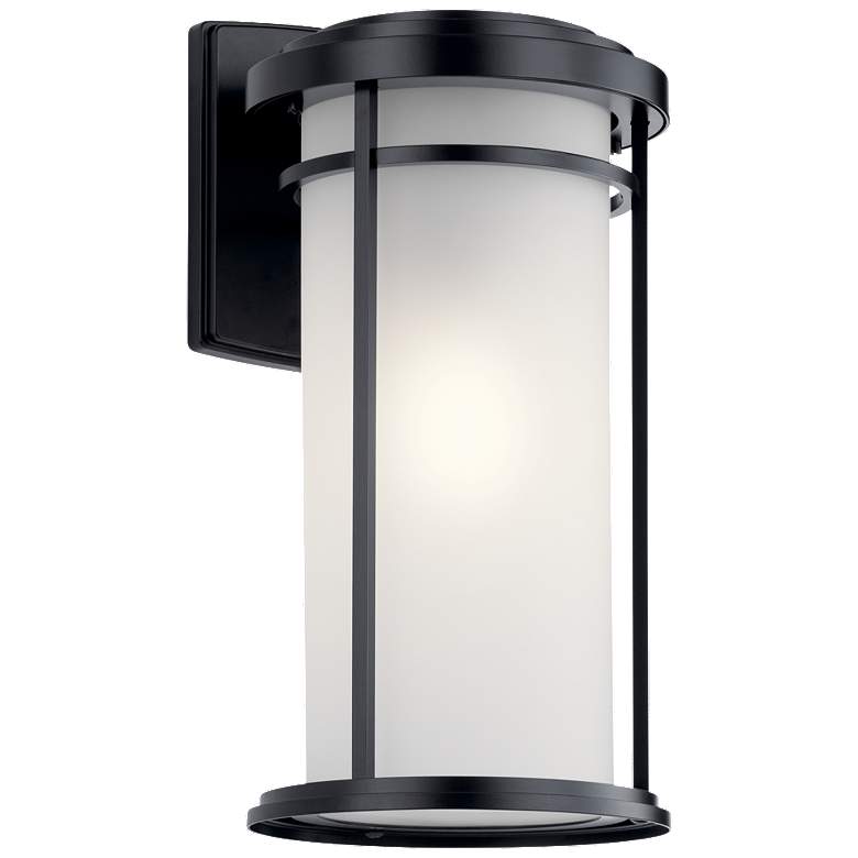 Image 1 Kichler Toman 20" High Black Outdoor Wall Light