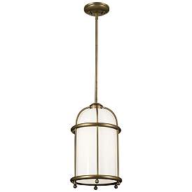 Image1 of Kichler Topiary 10 1/4" Wide Character Bronze Mini Pendant
