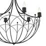 Thumbnail3 of Kichler Topiary 28 1/4"W Textured Black 6-Light Chandelier more views