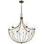 3_Kichler Topiary 30 1/4" Wide Character Bronze 6-Light Chandelier