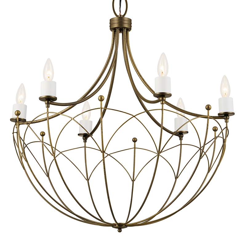 Image 7 Kichler Topiary 30 1/4"W Character Bronze 6-Light Chandelier more views