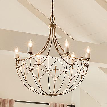 Kichler Topiary 30 1/4" Wide Character Bronze 6-Light Chandelier