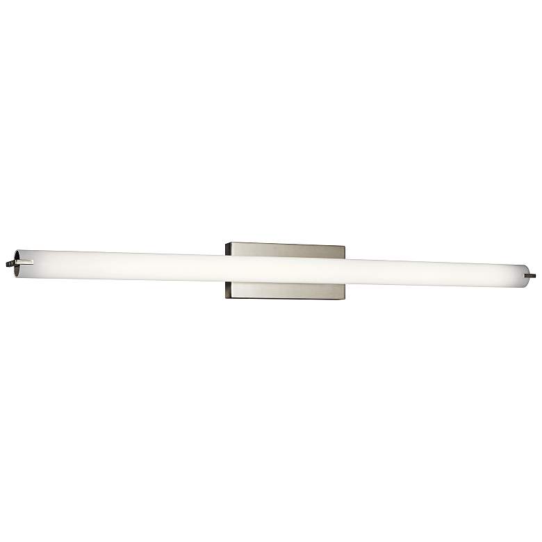 Image 2 Kichler Tor 49" Wide Brushed Nickel Linear LED Vanity Light