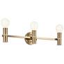 Thumbnail3 of Kichler Torche 24 1/4"W Champagne Bronze 3-Light Bath Light
