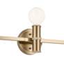 Thumbnail4 of Kichler Torche 24 1/4"W Champagne Bronze 3-Light Bath Light more views