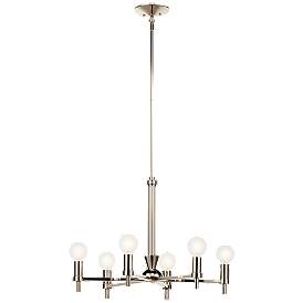 Image1 of Kichler Torvee 25" Wide 6-Light Modern Chandelier