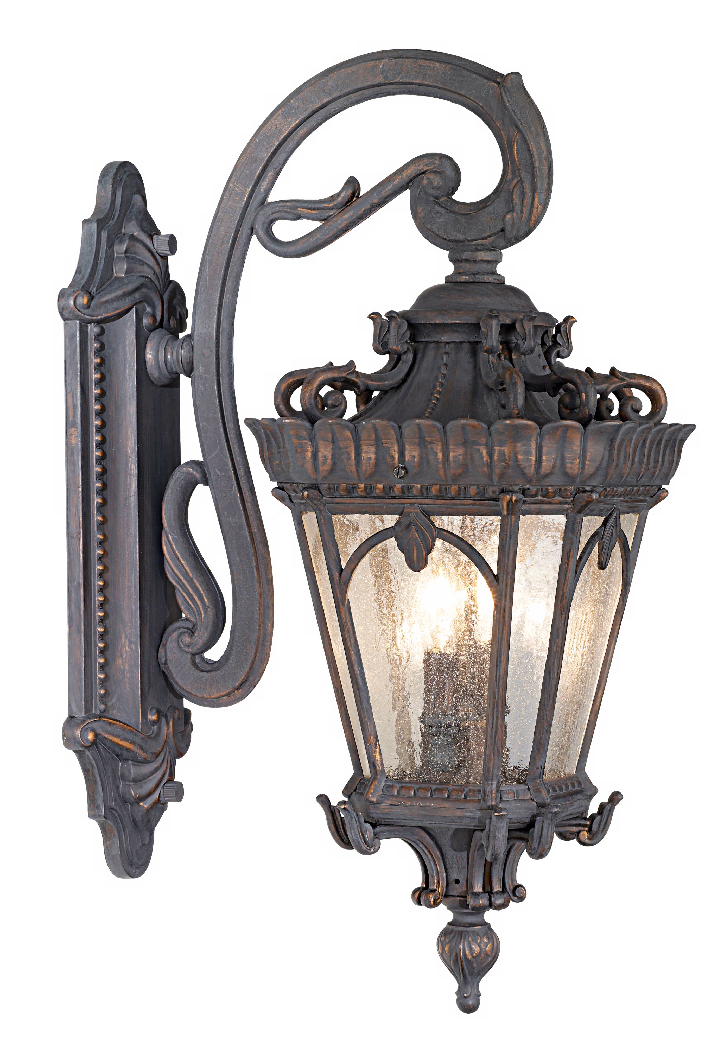 Image 4 Kichler Tournai 24" High Traditional Scroll Arm Outdoor Wall Light more views
