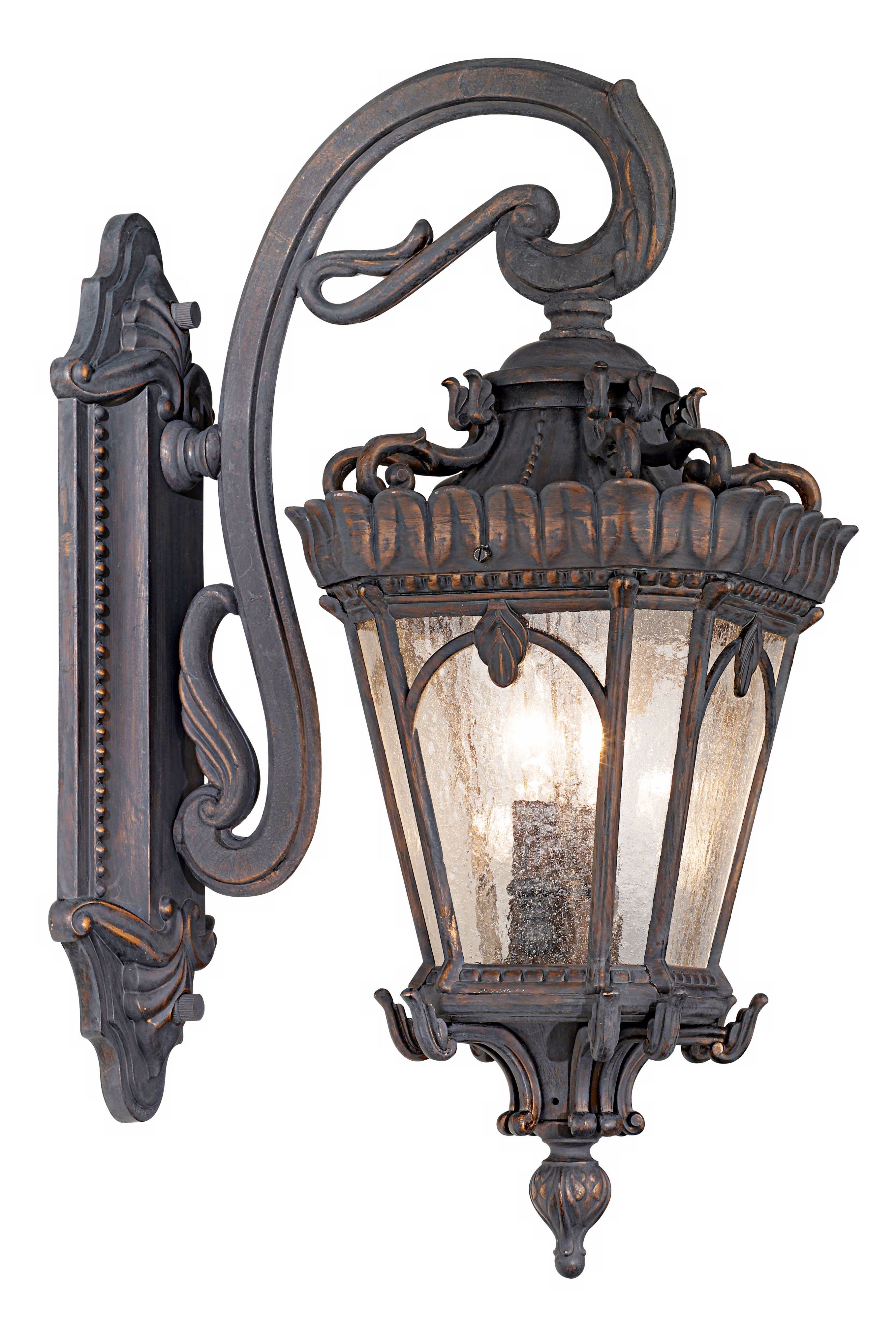 Image 5 Kichler Tournai 24" High Traditional Scroll Arm Outdoor Wall Light more views