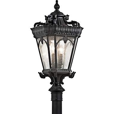 Kichler Tournai 30" High Black Outdoor Post Light