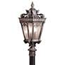 Kichler Tournai 30" High Traditional Silver Scroll Outdoor Post Light