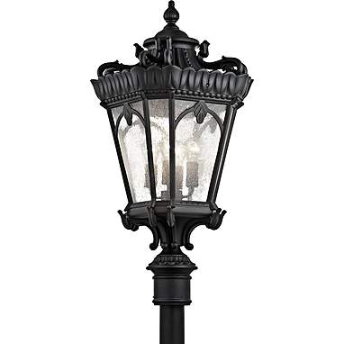 Kichler Tournai 37 1/2" High Black Outdoor Post Light