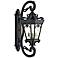 Kichler Tournai 46" High Black Outdoor Wall Light