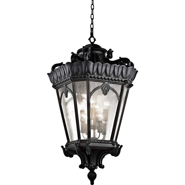 Image 2 Kichler Tournai 47 3/4" High Black Outdoor Hanging Light