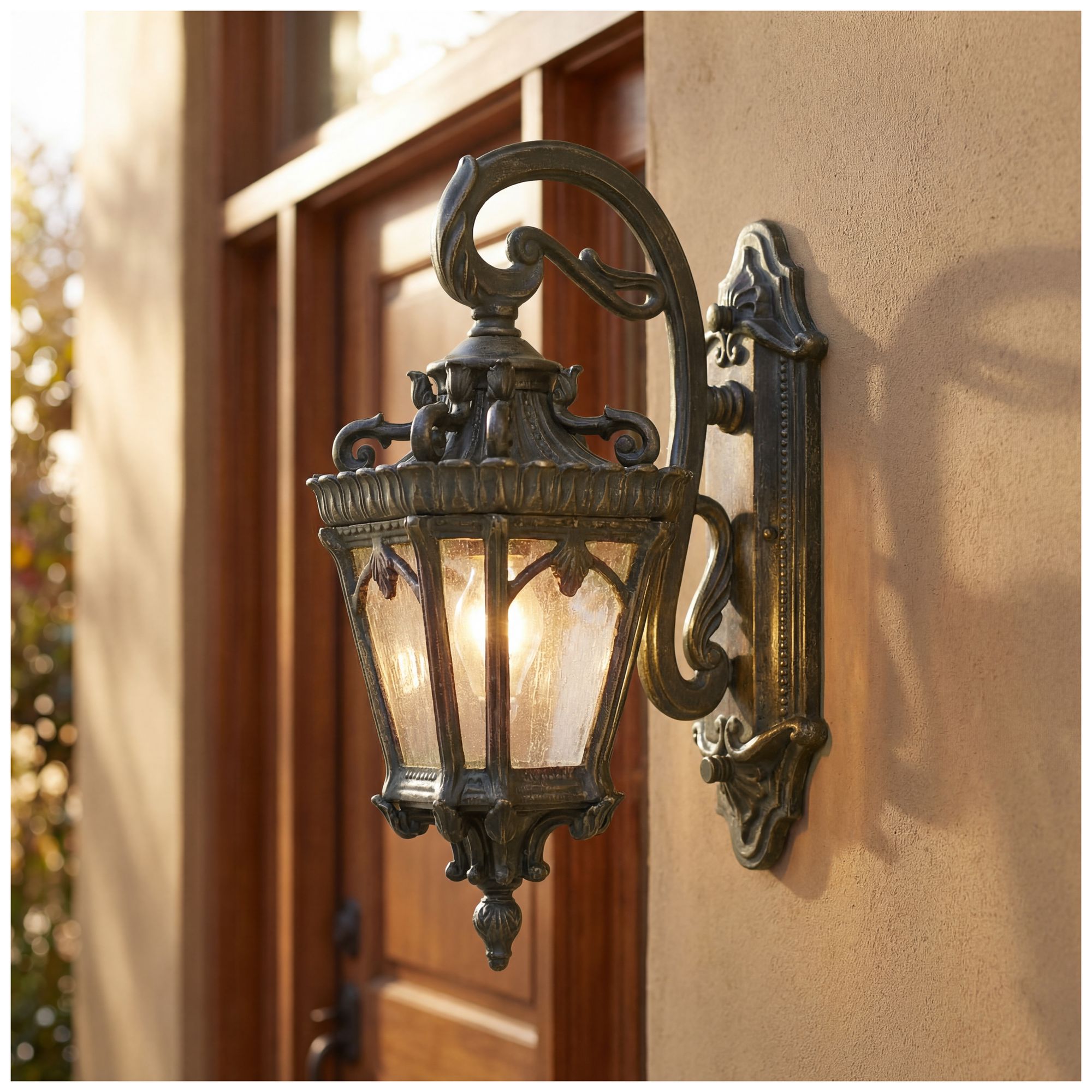 Image 2 Kichler Tournai Collection 18" High Traditional Outdoor Wall Light more views