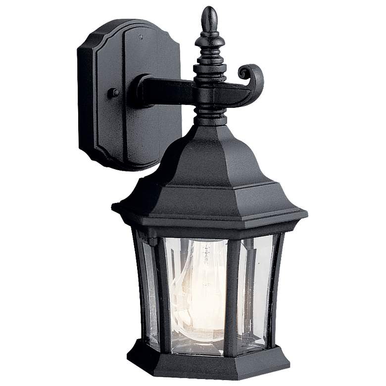 Image 1 Kichler Townhouse 11.8 inch High Outdoor Lantern Wall Light