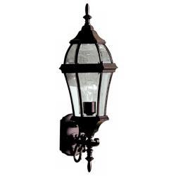 Kichler Townhouse 27&quot; Traditional Black Outdoor Lantern Wall Light