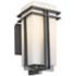 Kichler Tremillo 14 1/2" High Black with Opal Glass Outdoor Wall Light