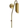 Kichler Trentino 30" High Natural Brass Plug-In Wall Sconce