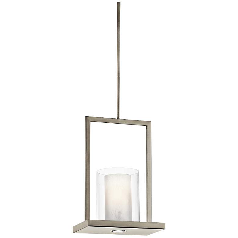 Image 1 Kichler Triad 12" Wide Classic Pewter Mini Pendant