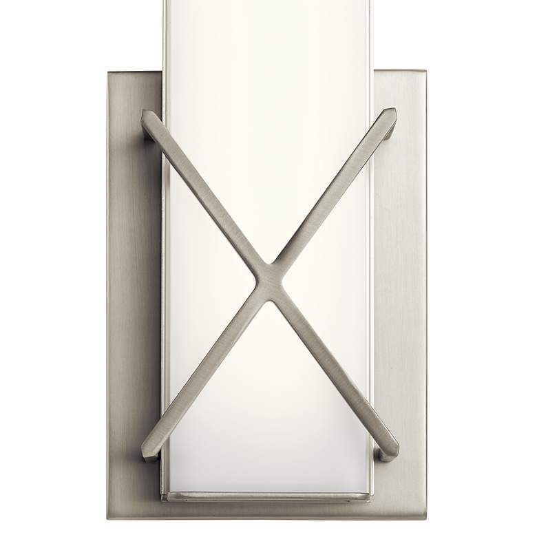Image 2 Kichler Trinsic 12" High Brushed Nickel LED Wall Sconce more views