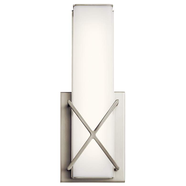 Image 3 Kichler Trinsic 12" High Brushed Nickel LED Wall Sconce more views