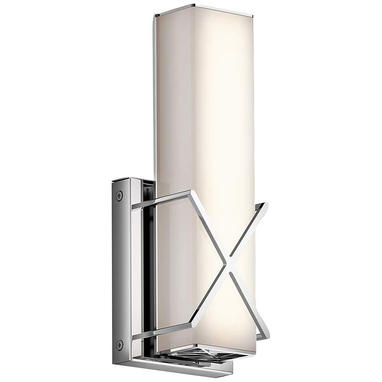Image 2 Kichler Trinsic 12" High Chrome LED Wall Sconce