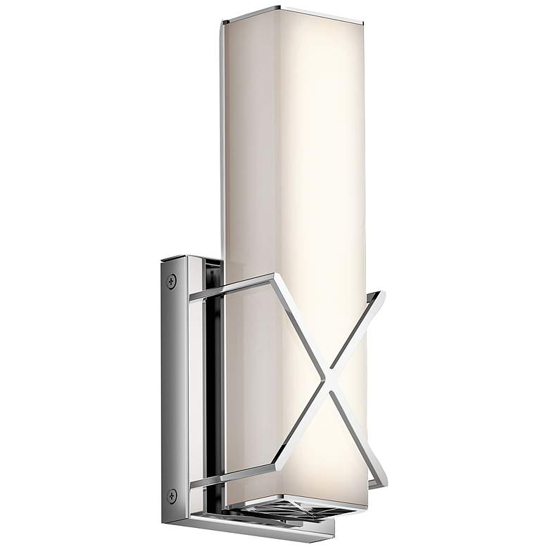 Image 2 Kichler Trinsic 12 inch High Chrome LED Wall Sconce