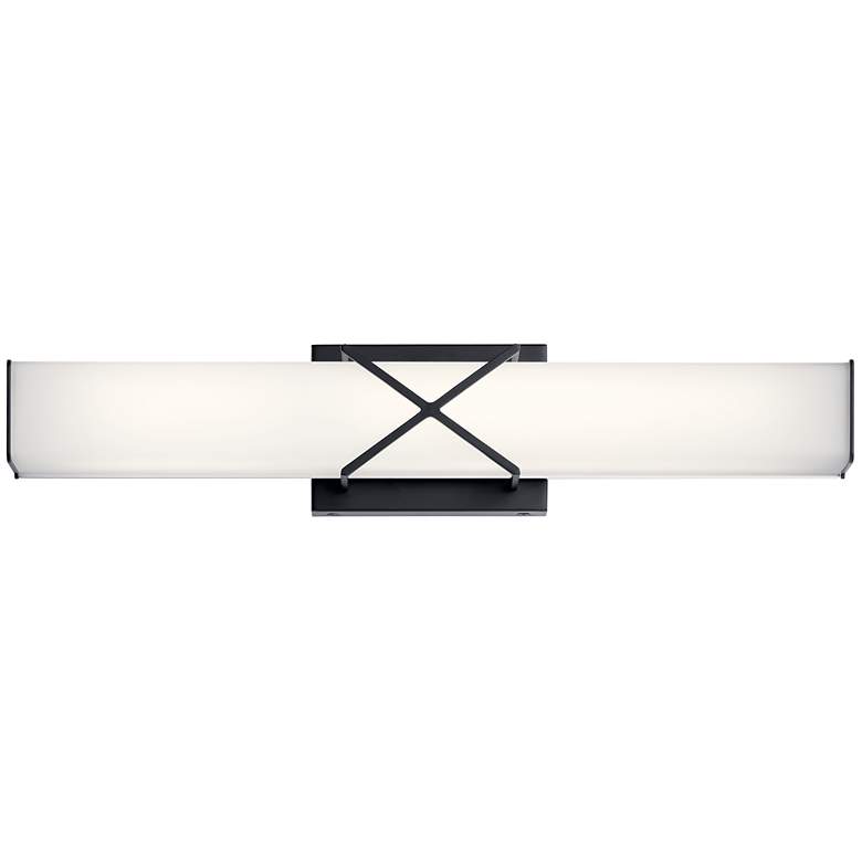Image 2 Kichler Trinsic 22" Wide Matte Black LED Vanity Bath Light more views
