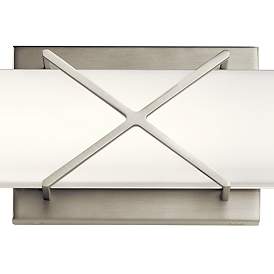 Image2 of Kichler Trinsic 22"W Brushed Nickel 2-Light LED Linear Bath Light more views