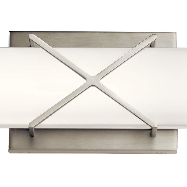Image 2 Kichler Trinsic 22"W Brushed Nickel 2-Light LED Linear Bath Light more views