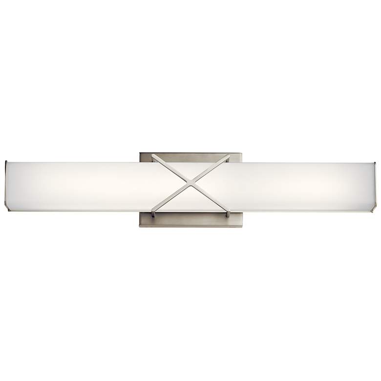 Image 3 Kichler Trinsic 22"W Brushed Nickel 2-Light LED Linear Bath Light more views