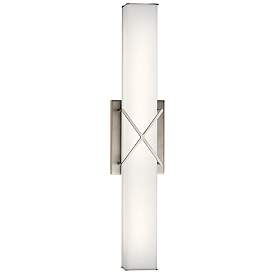 Image4 of Kichler Trinsic 22"W Brushed Nickel 2-Light LED Linear Bath Light more views